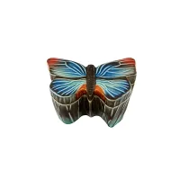 Picture A charming butterfly-shaped ceramic box - Bordallo Pinheiro