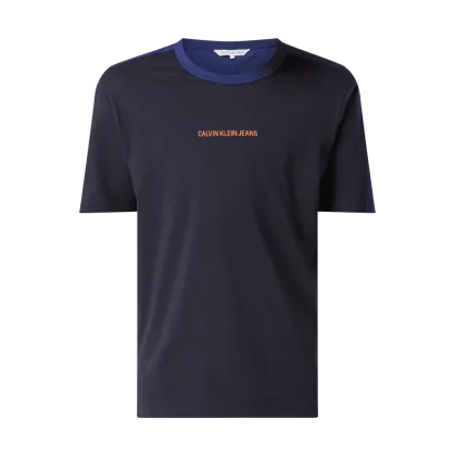 Zdjęcie T-shirt z bawełny z nadrukiem z logo