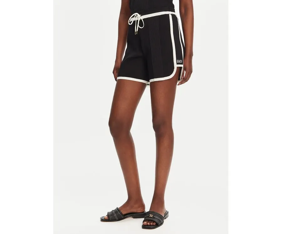 obrazek 1 Liu Jo Sport Szorty materiałowe TA5095 MS022 Czarny Regular Fit