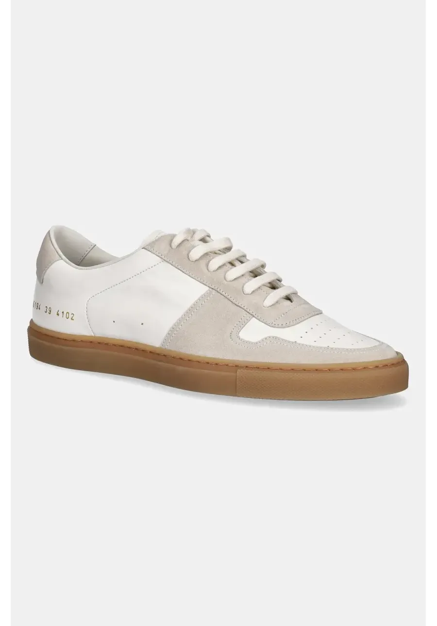 obrazek 1 Common Projects sneakersy skórzane Bball Duo Slim damskie kolor beżowy 6194