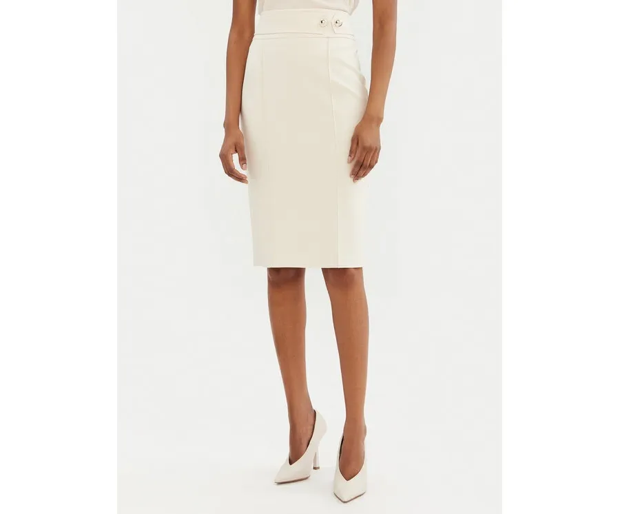 obrazek 1 Rinascimento Spódnica ołówkowa CFC0122972003 Beżowy Regular Fit