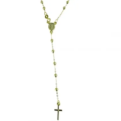 Zdjęcie Piękny naszyjnik z błyszczącymi koralikami 45 cm