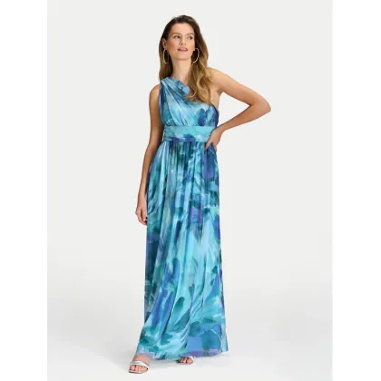 Zdjęcie Swing Sukienka wieczorowa 5AI18900 Niebieski Regular Fit