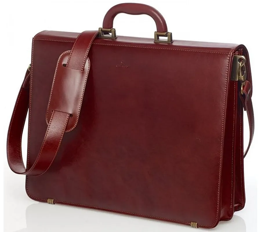 obrazek 3 Elegancka skórzana torba na dokumenty