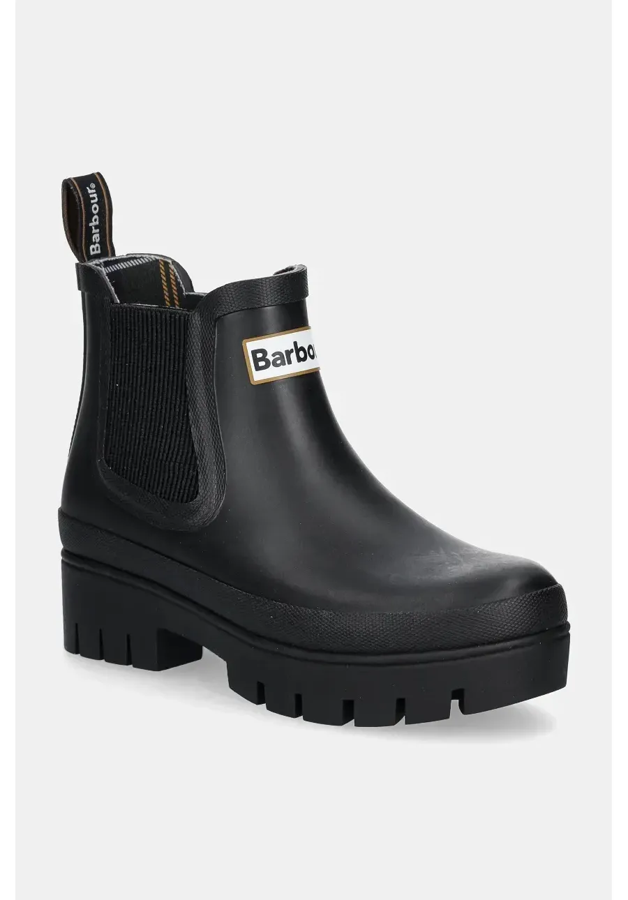 obrazek 1 Barbour kalosze Halton damskie kolor czarny LRF0100BK11