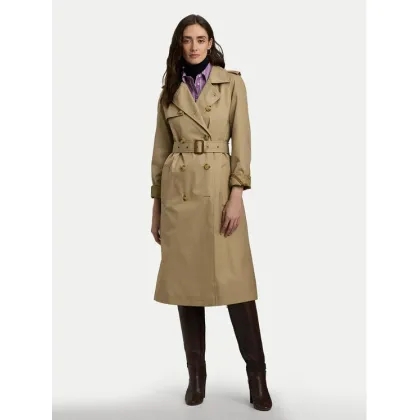 Zdjęcie Lauren Ralph Lauren Trencz 297951259003 Beżowy Straight Fit LAUREN RALPH LAUREN