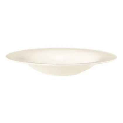 Zdjęcie Luksusowy porcelanowy talerz do makaronu lub zupy 27,5 cm w kolorze kremowym - Seltmann Weiden
