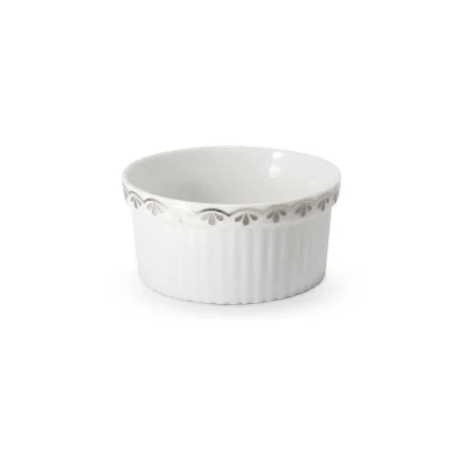 Zdjęcie Foremka do pieczenia z porcelany zdobiona platynowym ornamentem – Leander