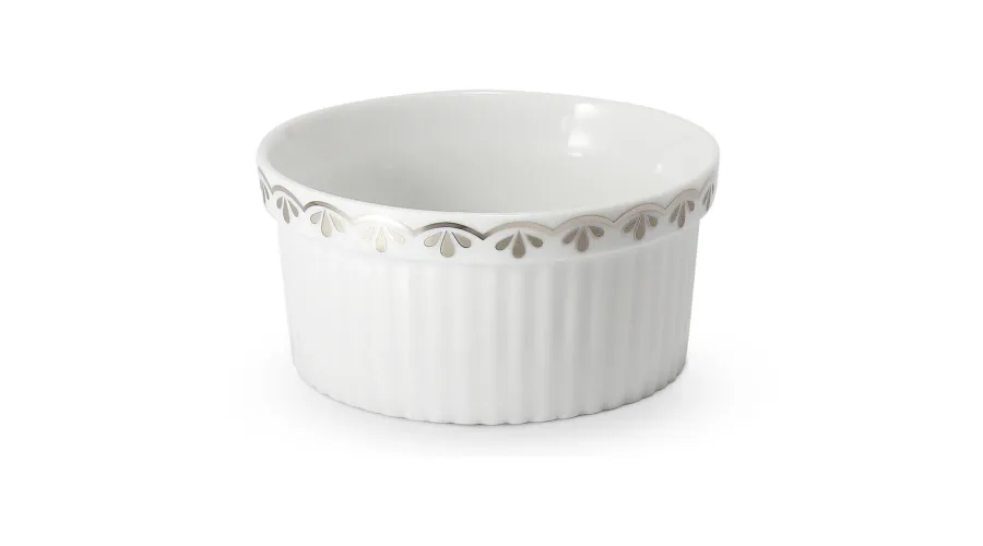 obrazek 1 Foremka do pieczenia z porcelany zdobiona platynowym ornamentem – Leander