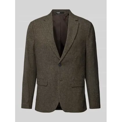 Zdjęcie Marynarka na 2 guziki o kroju slim fit z kołnierzem z połami