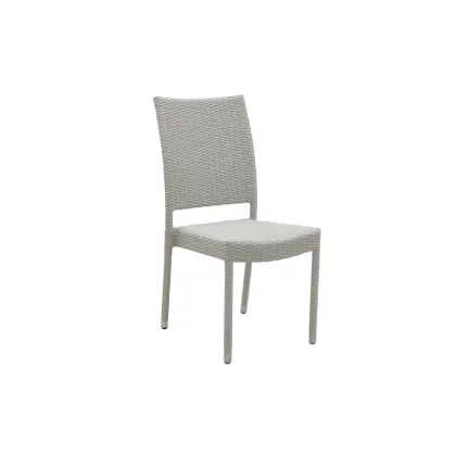 Zdjęcie Luksusowe minimalistyczne krzesło do jadalni lub na zewnątrz