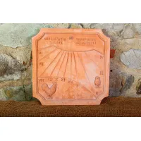 Picture Clay monthly clock for the garden - Fornace Masini