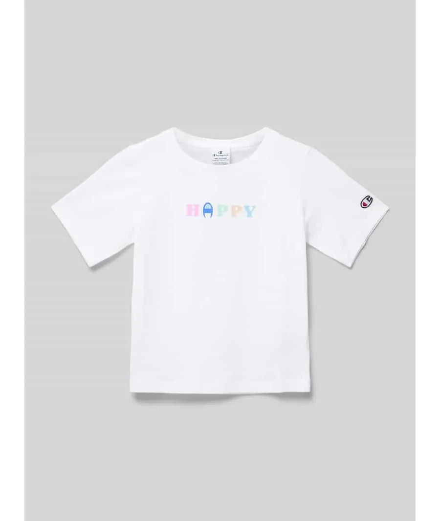 obrazek 1 T-shirt z nadrukiem ze sloganem