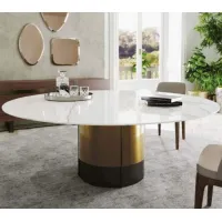 Picture High-quality Leandro table with a marble top