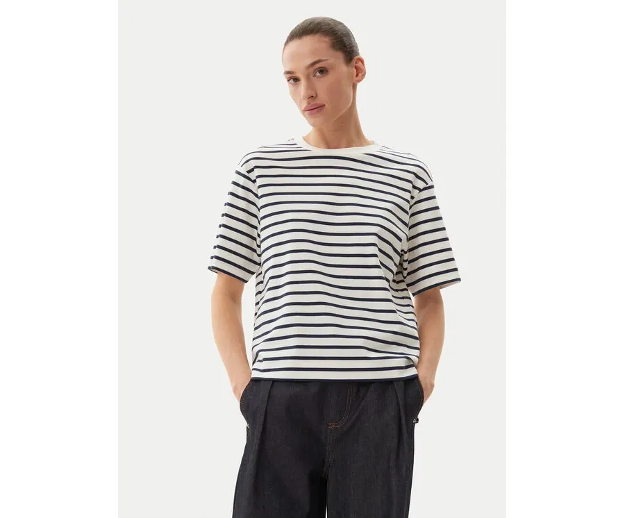 obrazek 1 Max Mara T-Shirt 2515941042650 Granatowy Regular Fit