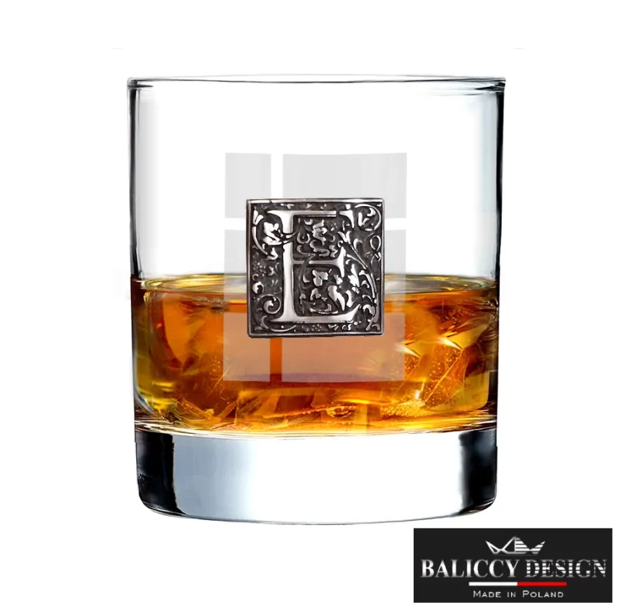 obrazek 2 Szklanka do whisky z wybranym inicjałem