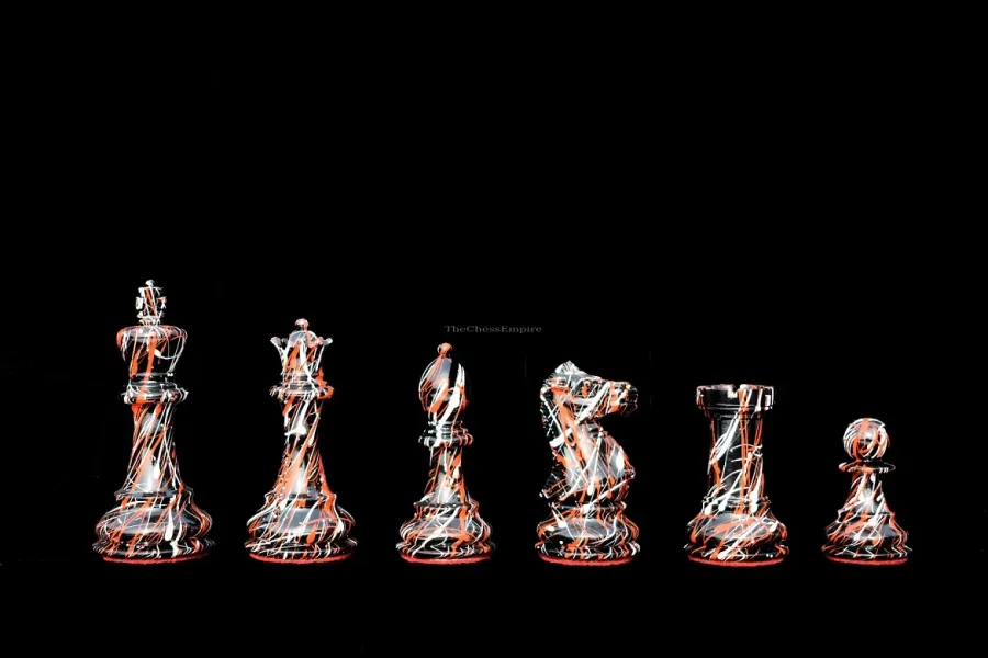 obrazek 3 Charakterystyczny komplet figur szachowych idealny na prezent - The Chess Empire