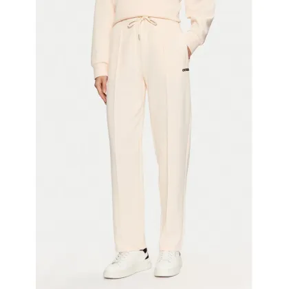 Zdjęcie Guess Spodnie materiałowe V5RB01 KCLD1 Écru Regular Fit