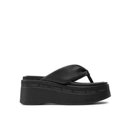 Zdjęcie Tommy Jeans Japonki Tjw Wedge Sandal EN0EN02457 Czarny