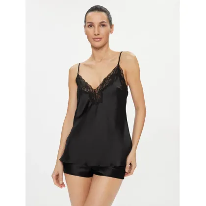 Zdjęcie Selmark Koszulka piżamowa Gabrielle 61061 Czarny Regular Fit