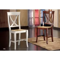 Picture Beautiful chair with a straw seat - Fratelli Mirandola