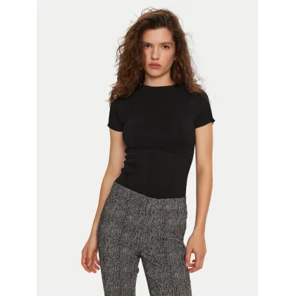 Zdjęcie STAUD Bluzka Tigereye R24F3105VN Czarny Slim Fit