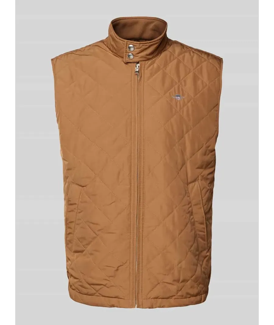 obrazek 1 Kamizelka pikowana z wyhaftowanym logo