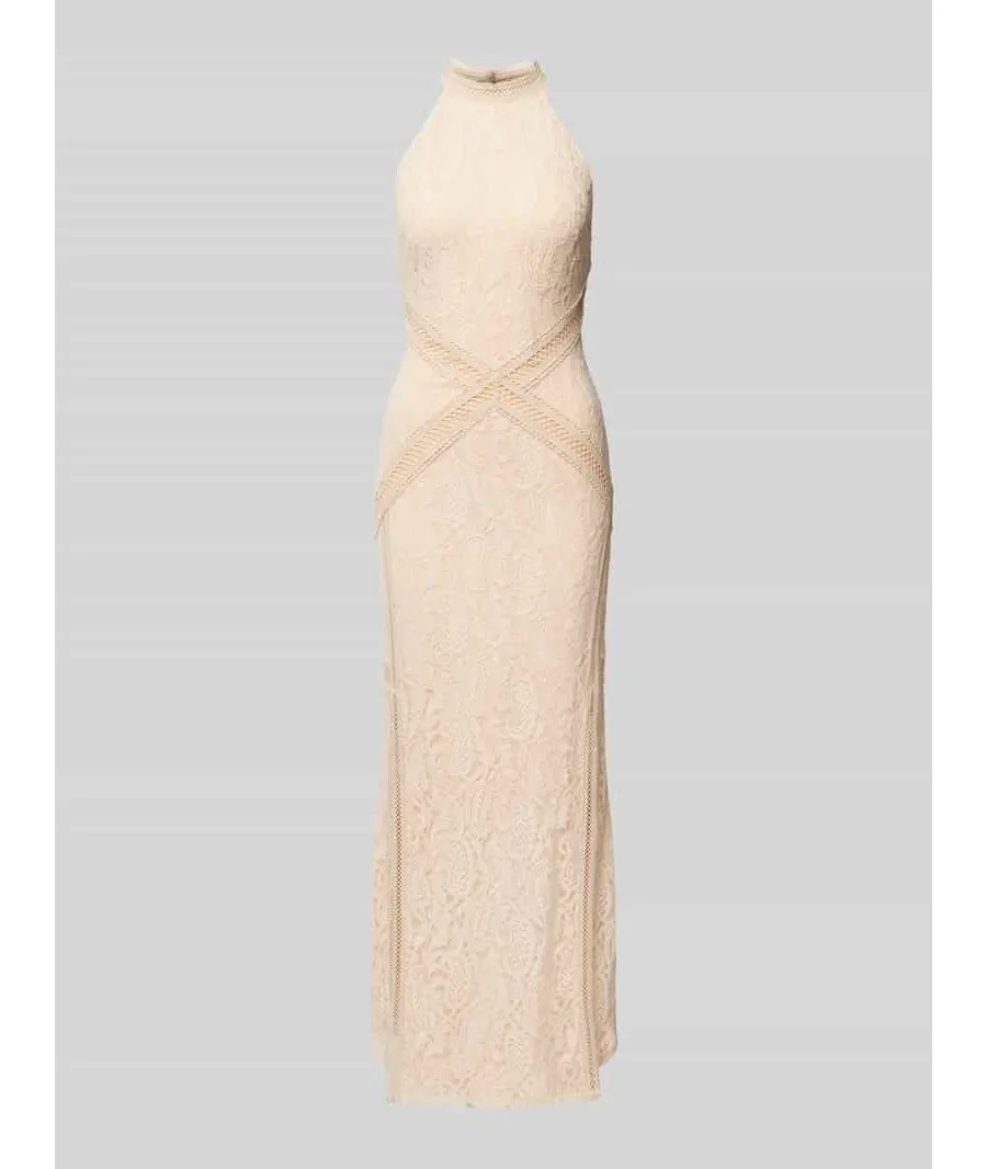 obrazek 1 Długa sukienka z obszyciem koronką model ‘NEW LIZA’