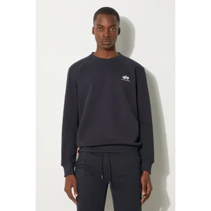 Zdjęcie Alpha Industries bluza męska kolor granatowy gładka 188307.07-GRANATOWY