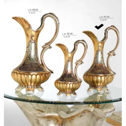 Picture Beautiful carafe with handle and image of Venice 45.5 cm - Valle d'oro Patchi