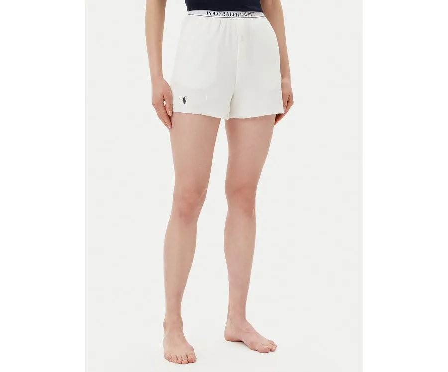 obrazek 1 Polo Ralph Lauren Szorty piżamowe 298956519001 Écru Regular Fit