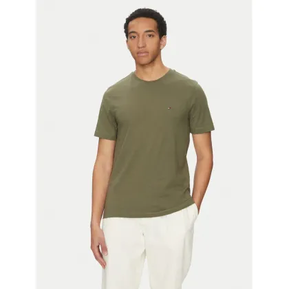 Zdjęcie Tommy Hilfiger T-Shirt Ess Seasonal MW0MW39995 Zielony Regular Fit