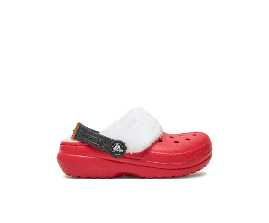 obrazek 1 Crocs Klapki Classic Lined Santa Clog K 210931 Czerwony