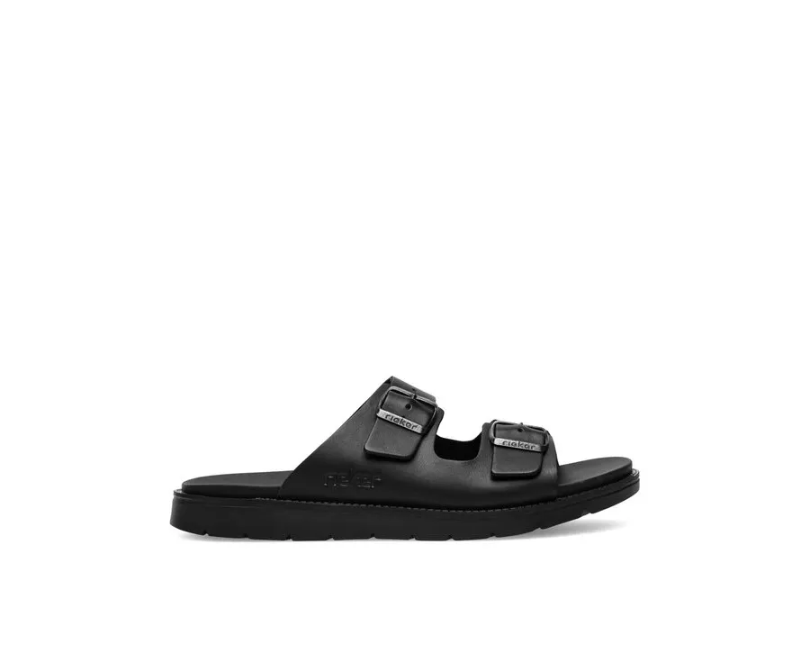 obrazek 1 Rieker Klapki 24290-00 Czarny