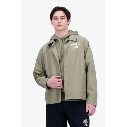 Zdjęcie New Balance kurtka męska kolor zielony przejściowa MJ31531CGN-CGN