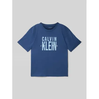 Zdjęcie Calvin Klein Jeans T-Shirt Bold Graphic IB0IB02448 Niebieski Relaxed Fit
