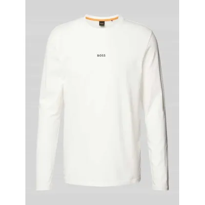 Zdjęcie Bluzka z długim rękawem i nadrukiem z logo model ‘Chark’