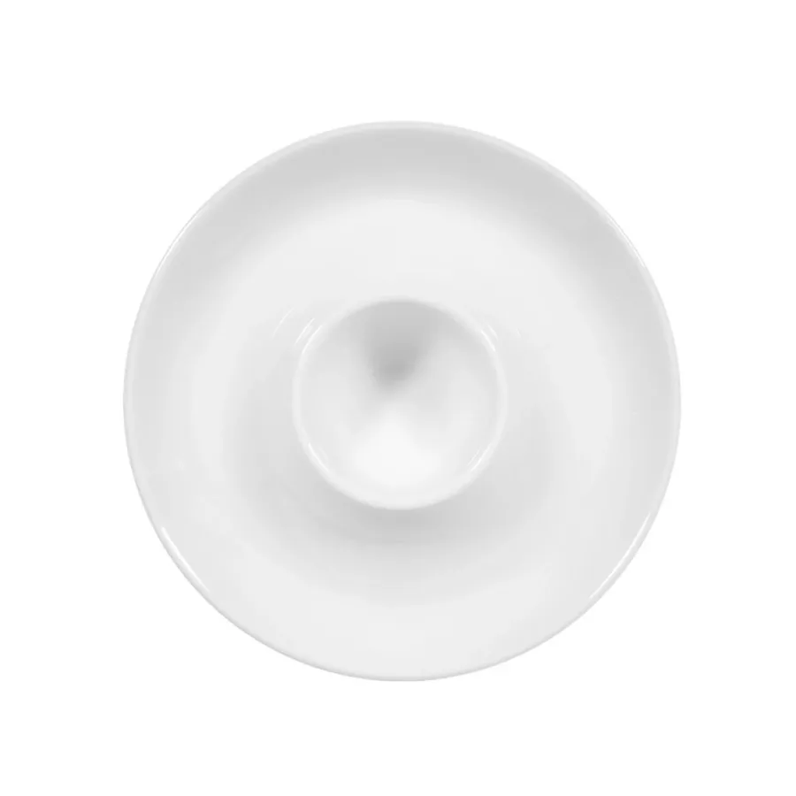 obrazek 3 Porcelanowy talerzyk do jajek o nowoczesnym kształcie - Seltmann Weiden