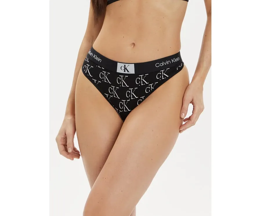 obrazek 1 Calvin Klein Underwear Stringi 000QF7221E Czarny