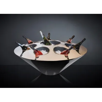 Picture Designer, elegant steel alcohol cooler