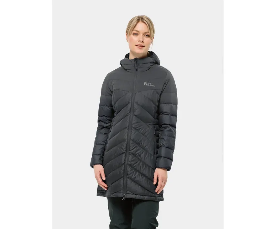obrazek 1 Jack Wolfskin Kurtka puchowa Tundra Down Coat 1207751 Czarny Regular Fit