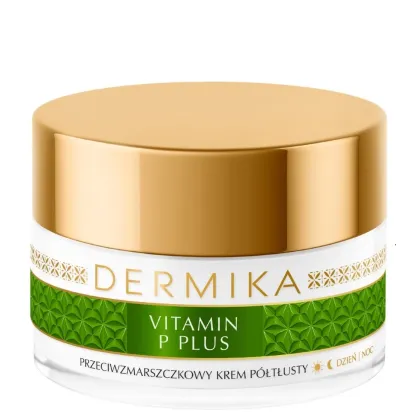 Zdjęcie Dermika Vitamin P Plus Przeciwzmarszczkowy krem półtłusty 50ml 50 ml