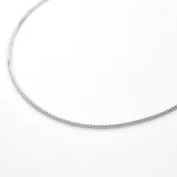Picture Venetian chain in 9 carat white gold (50 cm)