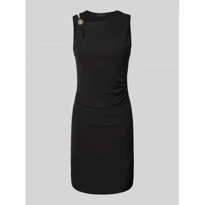 Zdjęcie Sukienka o długości do kolan z aplikacją z logo model ‘FEBE’