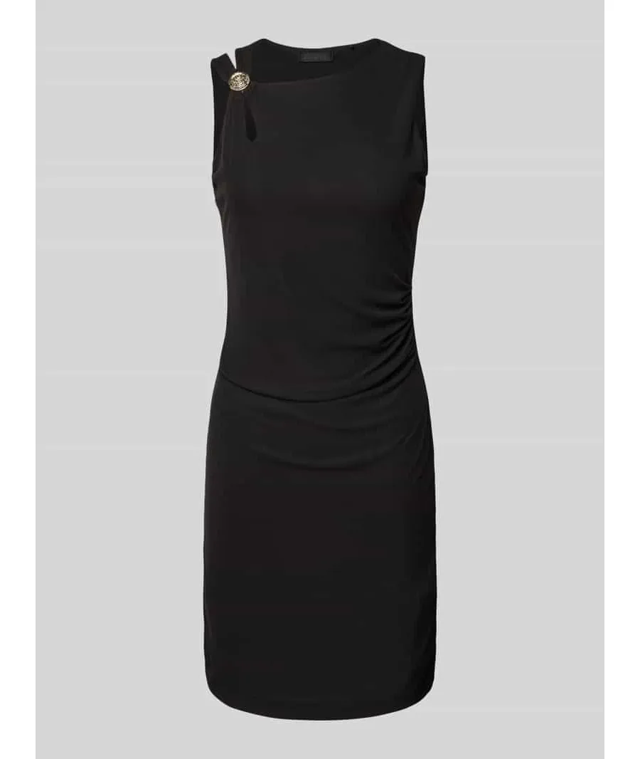 obrazek 1 Sukienka o długości do kolan z aplikacją z logo model ‘FEBE’