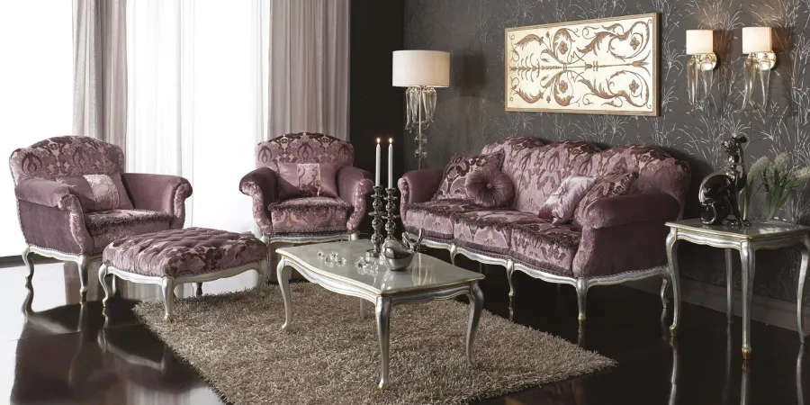 obrazek 1 Luksusowa trzyosobowa sofa w stylu antycznym do wyjątkowego salonu – Morello Gianpaolo