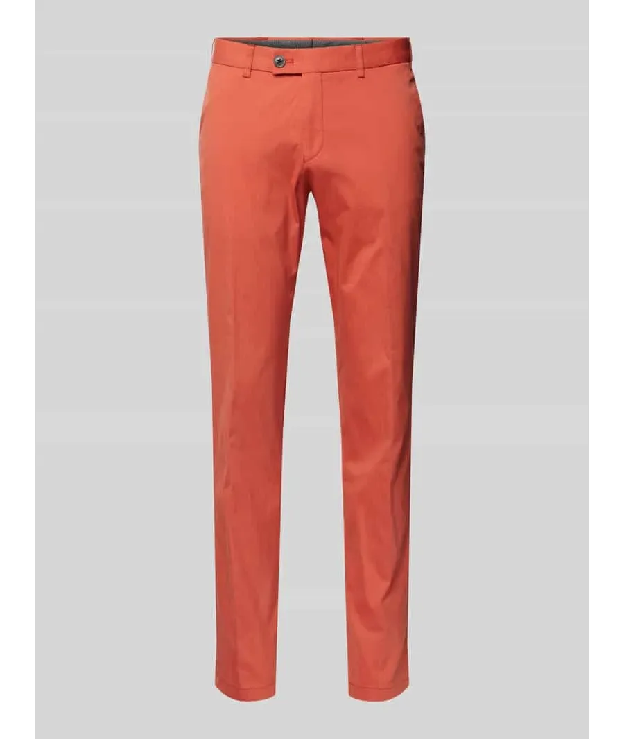 obrazek 1 Chinosy o kroju regular fit z zakładkami w pasie model ‘Tarent’