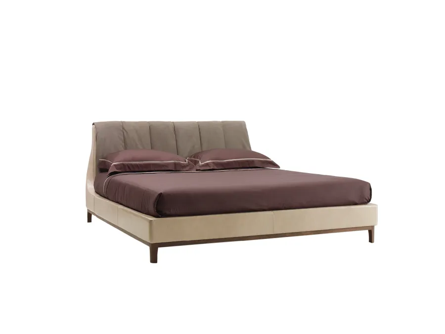 obrazek 1 Stylowe, włoskie łóżko z litego drewna, king size - Ulivi Salotti