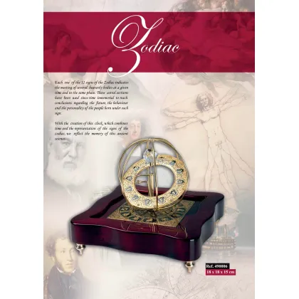 Zdjęcie Niebanalna ozdoba na biurko - zegar słoneczny z zodiakiem Zodiac