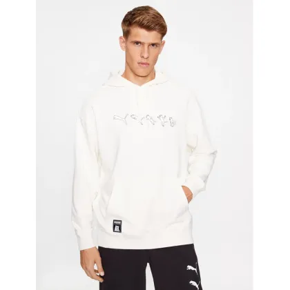 Zdjęcie Puma Bluza RIPNDIP 622197 Écru Relaxed Fit